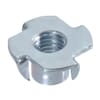 Drive-in nuts for timber, metric zinc-plated