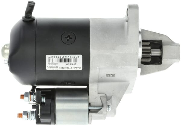 Démarreur 12V, 0,8kW, 9 dents, CW vue 6