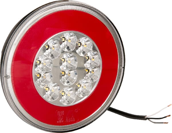 Feu de recul LED rond câblé — réf. LA45046