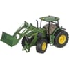 S06792 John Deere 7310R med frontlæsser og Bluetooth app-styring