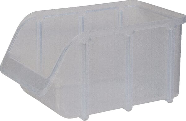 Boîte de rangement 145x240x125mm, capacité 3l, polypropylène transparent, Hünersdorff · réf. WE6735