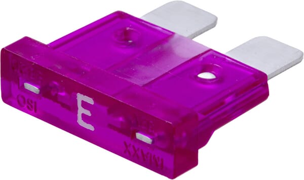 Fusible lame standard 3A longueur 20mm violet pack 100x iMaXX · réf. SI22003