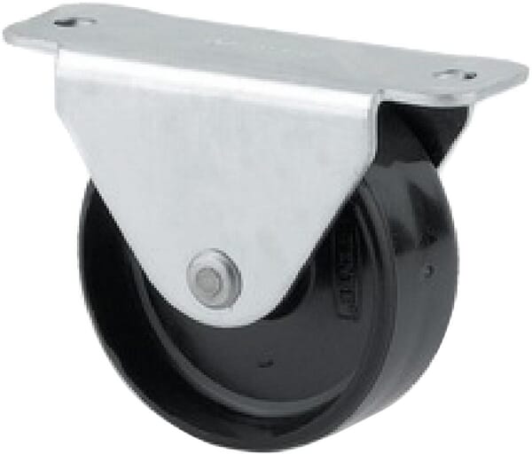 Roue fixe roulement en polyamide Ø30x15mm, Fixation de plaque: 45x20mm Load: 30kg Tente · réf. 2198UOI030P604520