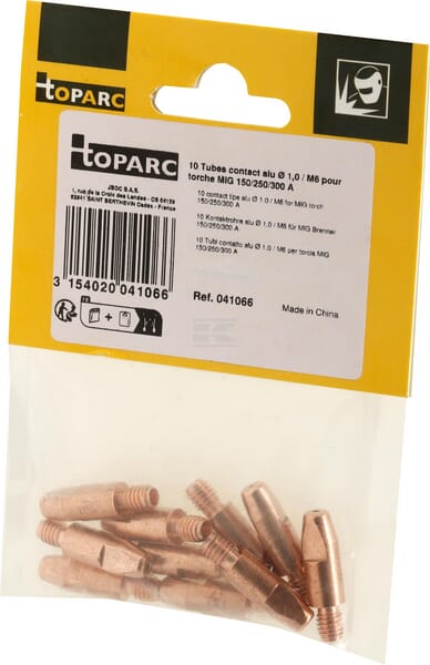Tube contact 250A 1,0mm (10x) vue 3