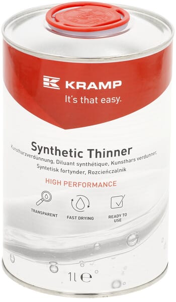 Diluant synthétique 1L Kramp — réf. 960008BKR