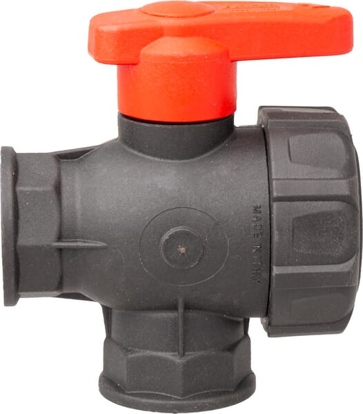 Vanne à boisseau sphérique 3/4" 3 voies vue 2