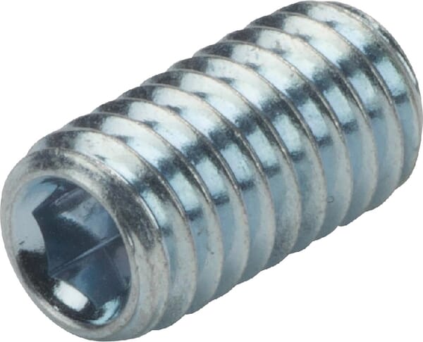 Inbusový stavěcí šroub M6x12 45 H, pozinkovaný