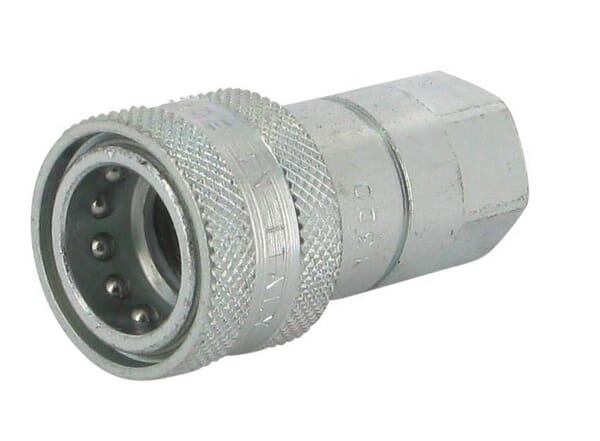 Raccord rapide femelle 1/4" - 6.3 - 1/4" BSP · réf. NV14GASF