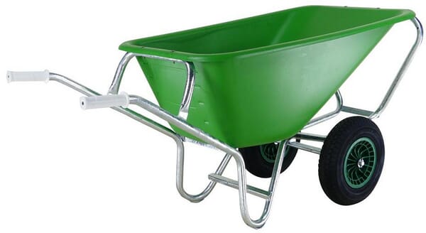 Brouette F&S 165-2 vert vue 5