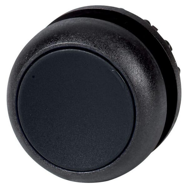 Bouton-poussoir noir à rappel vue 2