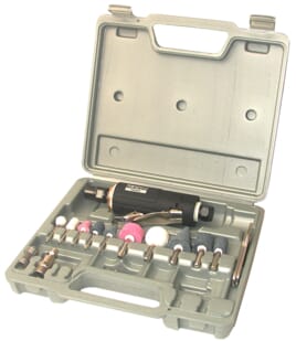 Coffret meuleuse crayon Pro aluminium 16 pcs - 245W · réf. 345500LAC