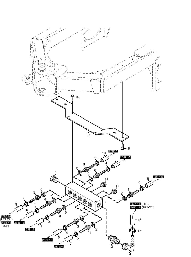 Hydraulický dávkovač – Stiga Titan 26 B (13-7432-22 / 13-7433-22)