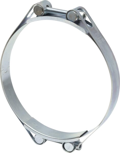 Hadicová spona dvojitá, 160–170 mm, dvojitý šroub, DIN912, pozinkovaná, Kramp