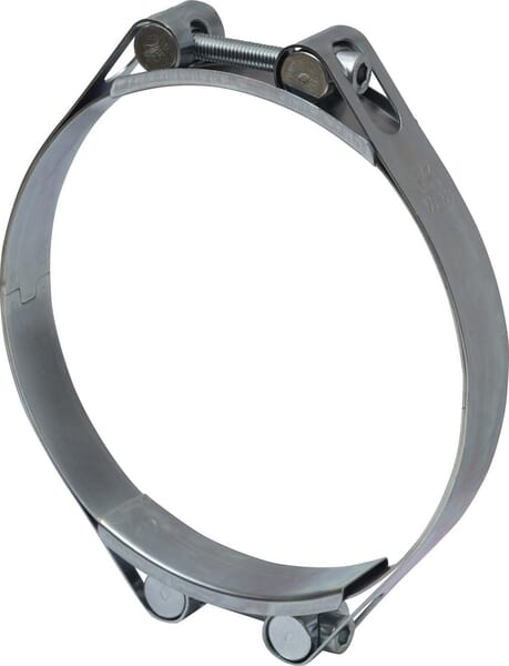 Hadicová spona dvojitá, 150–160 mm, dvojitý šroub, DIN912, pozinkovaná, Kramp