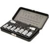 Socket set 1/2" 6-point, 9-pieces, imperial
