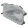 Headlight insert Halogen, rectangular, transparent, 167x74x106.7mm, Cobo