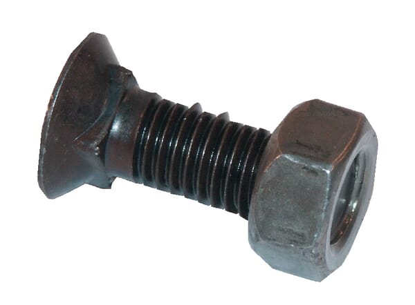 Boulon de charrue carré M12x1,5x35 12,9 + ecrou + ecrou · réf. RS80625