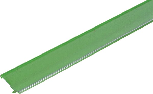 Rail étiq. 1235mm vert RAL6018 · réf. 2101010PS