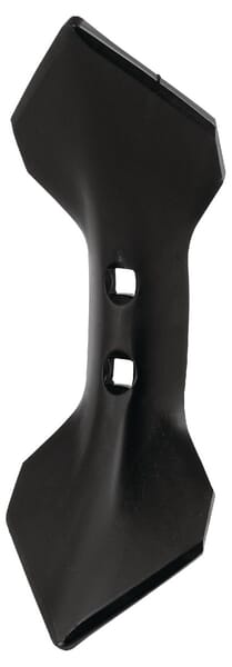 Pointe de cultivateur 308x110x8mm, réversible, courbée, 2 trous — réf. 5110302806