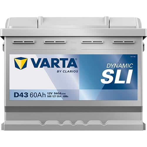 Startbatteri Varta 12V 60Ah 540A - Bilbatterier och Fordonsbatterier - 560127054 - 2