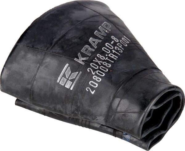 Chambre à air pour jante Ø 8", 20x8.00-8, valve droite TR13, Kramp — réf. 208008TR13
