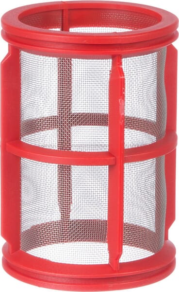 Cartouche filtrante 32 mesh rouge avec joints toriques · réf. K00100042