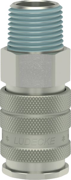 Raccord rapide f.mâle BSP 1/2" · réf. ESI12A