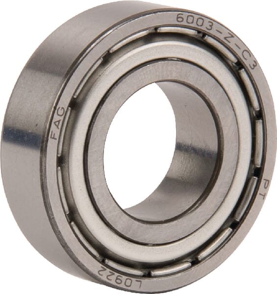 Roulement à billes à gorge profonde 17x35x10mm INA/FAG — réf. 6003ZC3