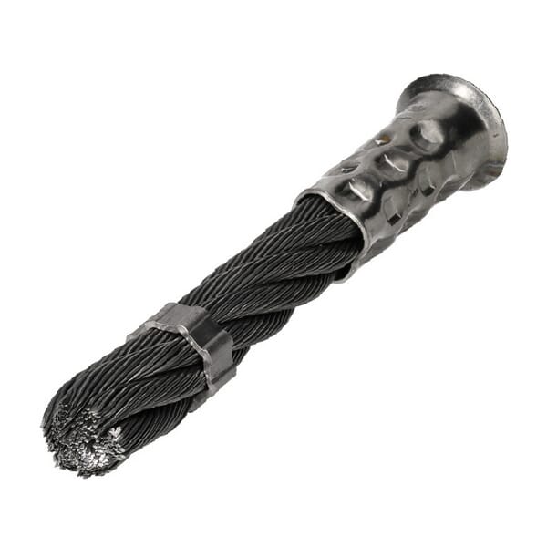 Brosse à mauvaises herbes PlugLock 185x22mm fil torsadé · réf. WB18522T
