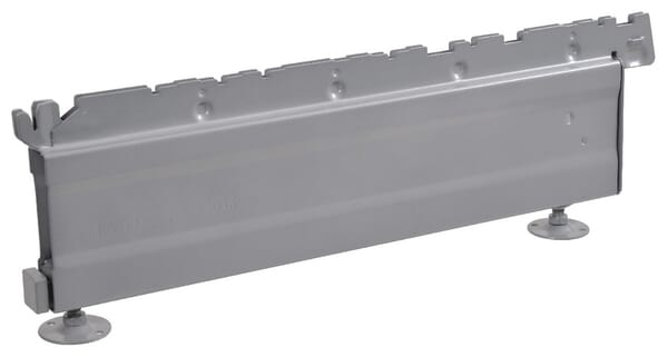 Patka nízká 47x16 cm, šedý hliník