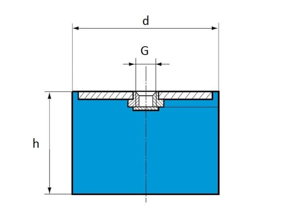 Silent bloc TYPE E vue 4