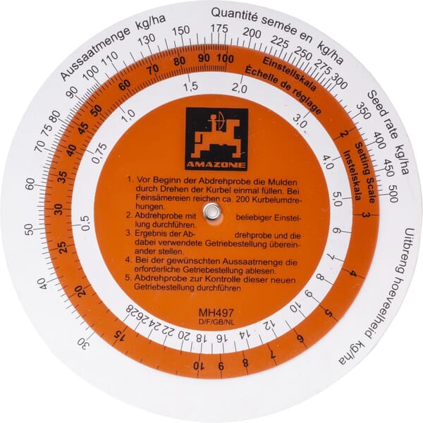 Disque de nivellement D=120 — réf. MH497
