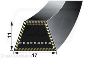Klínový řemen s antistatickým profilem FB