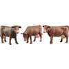 U02308 Cow set (6x head right, 6x head low, 4x head left)