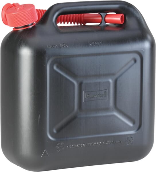 Jerrican plastique 10 litres noir · réf. JK8128