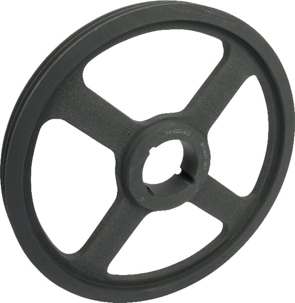 Klínová řemenice 2 drážky Z nebo SPZ průměr 359 mm pro pouzdro Taper Lock 2012 Kramp