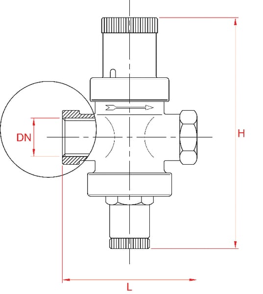 Réducteur de pression 3/4" vue 3