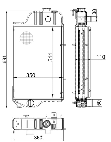 Radiateur JD vue 4