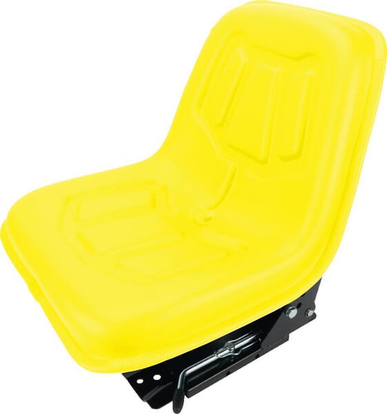 Siège à suspension mécanique, Jaune, PVC — réf. TS49400GP