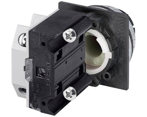 Bouton poussoir Relevé(e) noir vue 2
