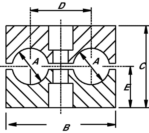 Corps de collier PP 8/8 mm (1) vue 2