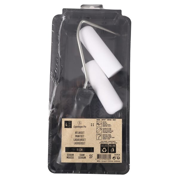 Rouleau mousse Paintset, étoile IV, SFarrondie 11cm, 4Pcs vue 3