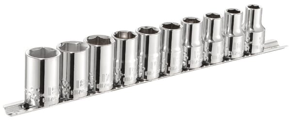 Rack de 10 douilles 1/2" · réf. E034837