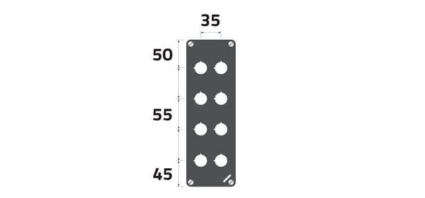 Boite à poussoirs aluminium vue 2