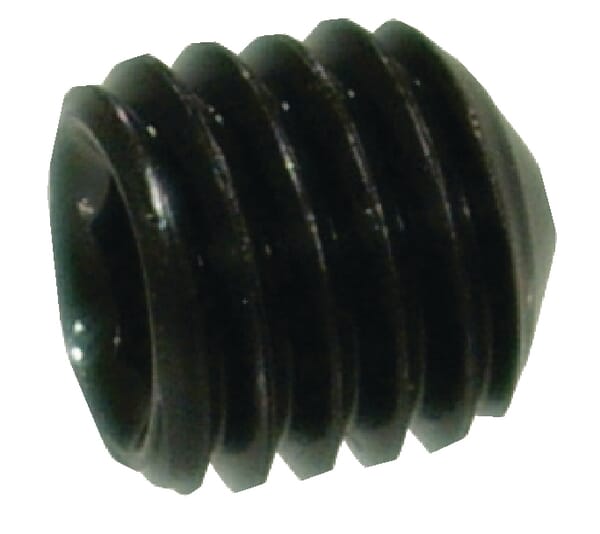 Vis sans tête six pans creux bout pointeau M8x30 noire — réf. 914830B