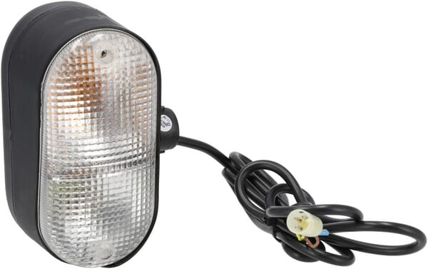 Feu de direction et de position, halogène, droit, adaptable pour CNH — réf. 3470136