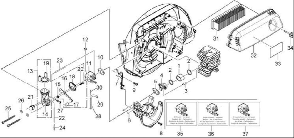 Karburátor, Vzduchový filtr