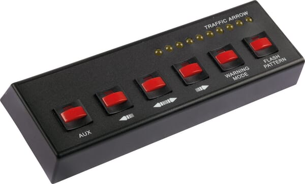 Panneau de commande 12/24 V, 160x59x21 mm, pour barre lumineuse multiflash — réf. 1603140710KR