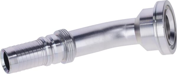 Raccord à sertir 4SH-DN25 avec flasque ø54,0 mm 45° · réf. SFSH252045G2