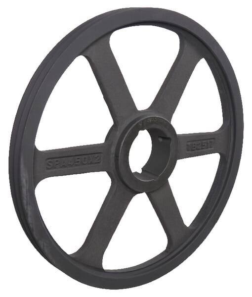 Klínová řemenice 2 drážky A nebo SPA průměr 455.50 mm pro pouzdro Taper Lock 2517 Kramp